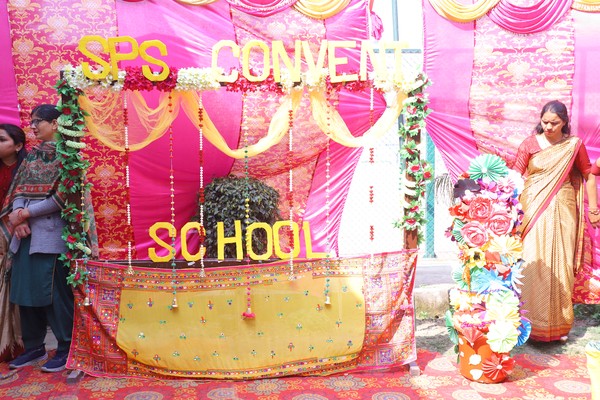 School celebration display at SPS Convent School
